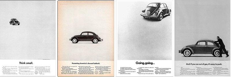 Campaña think small para Volkswagen