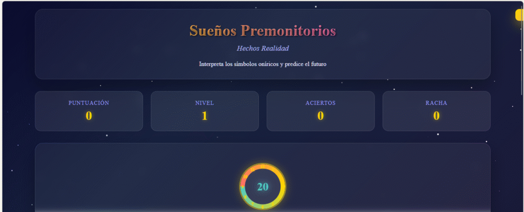 Cuestionario sobre sueños premonitorios